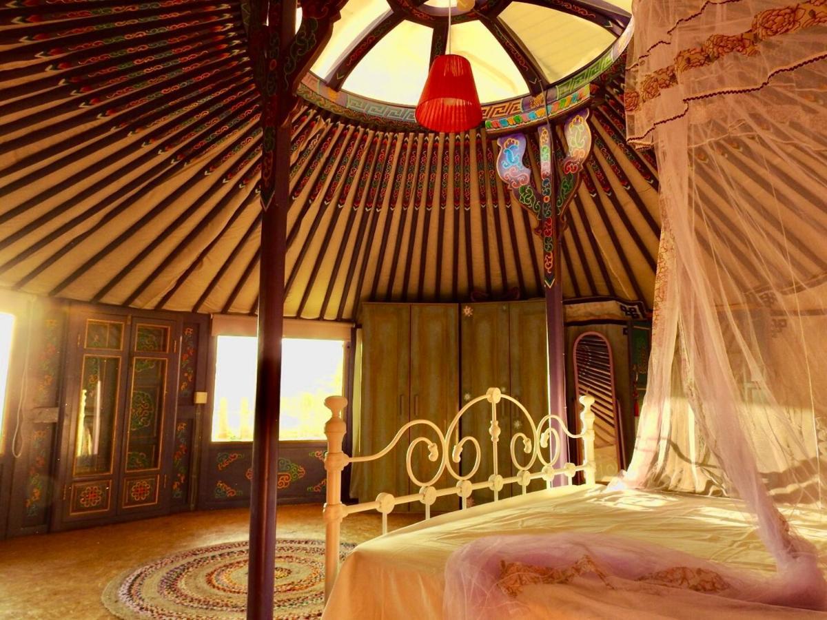 Exclusive Nirvana Yurts Glamping Hotel Kato Drys Exterior photo